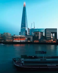 The Shard shot on iPhone