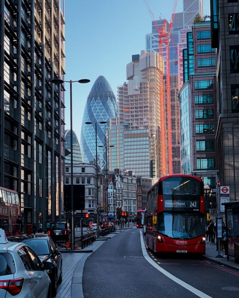 An evening in the city of London shot on iPhone