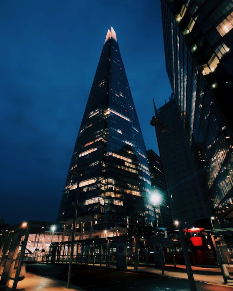 The Shard shot on iPhone