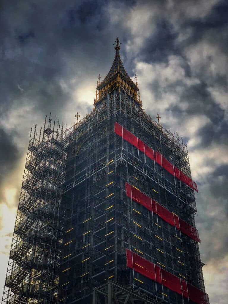 Big Ben repaired shot on iPhone