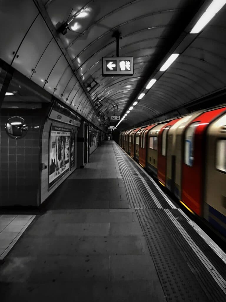 London tube shot on iPhone