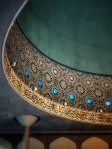Interior of the Central London Mosque shot on iPhone