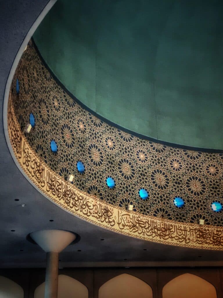 Interior of the Central London Mosque shot on iPhone