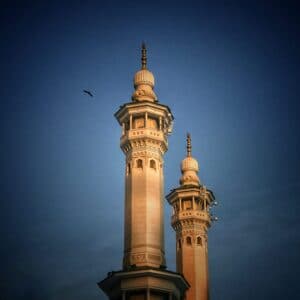 Medina mosque Minarat shot on iPhone