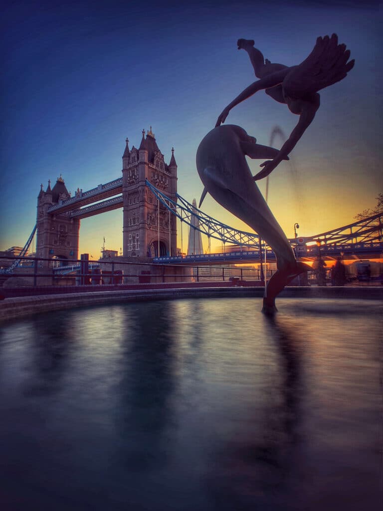 Dreamy London shot on iPhone