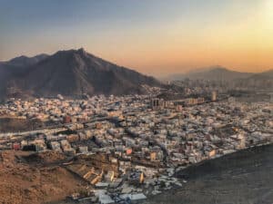 View From Hira in Mecca shot on iPhone