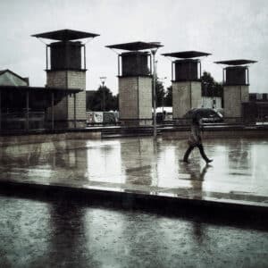 Walking in the rain